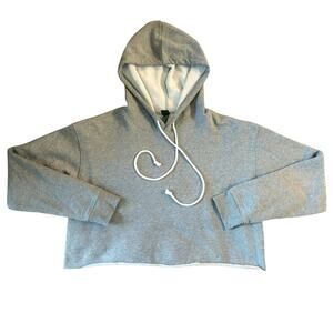Wild Fable Gray Cropped Hoodie Womens Size M